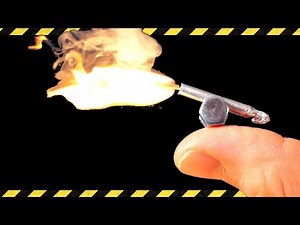 Mini cannon that shoot [DIY]