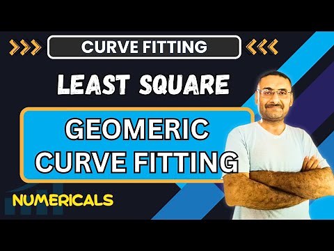 Geometric Curve Fitting | Power Curve Fitting | Least Square Method | Numerical | Btech Bcom BBA BCA