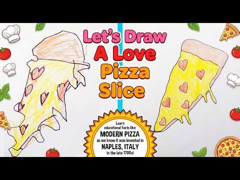 How to Draw a Pizza Slice Easy Step by Step for Kids