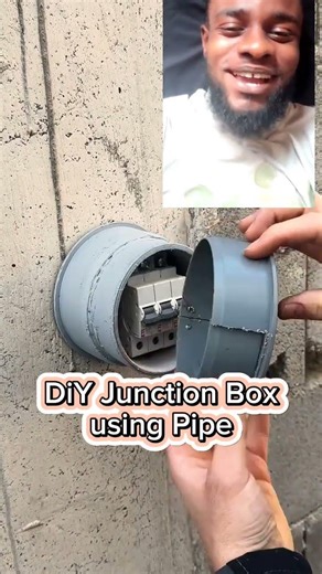 DiY Junction Box using Pipe #diy #junctionbox #electrical #wiring