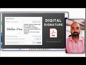 How to Sign PDF Documents Using a Digital Signature #pdfsigner #pdf