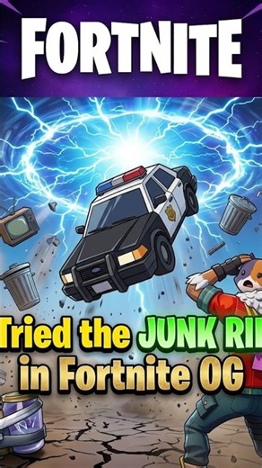 I Tried the JUNK RIFT in Fortnite OG... (BIG MISTAKE) 💀 #fortnite #shorts