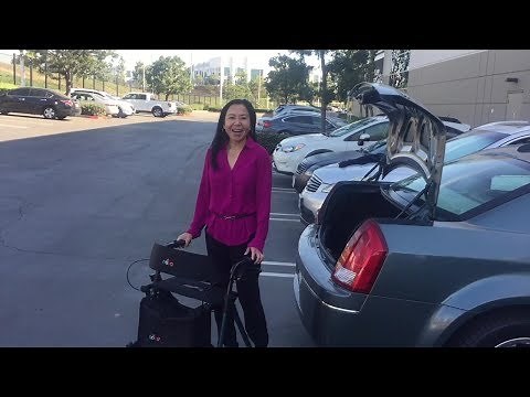 Loading the Forté Rolling Walker into Your Car is Quick and Easy