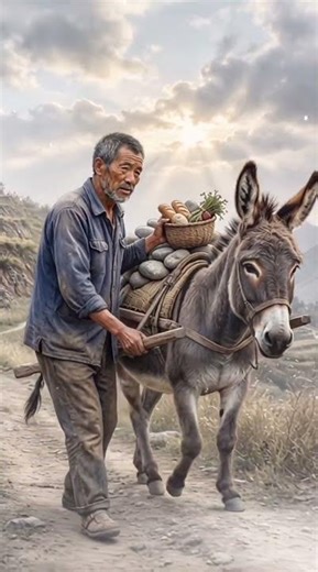 the donkey and load of stone #lifeisbutadream #motivation #wiseadvise #history 🪨|