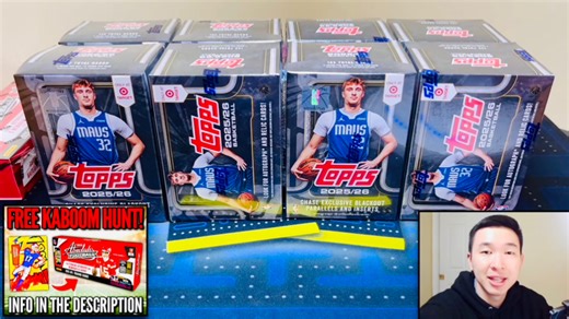 【DubNation】第2991期: 油管大佬Packman自拆8盒Topps Flagship Black Friday Blaster手雷盒！