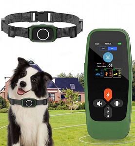 Wireless Dog Fence System – 3300Ft Electric Pet Containment & Training Collar with Remote, Portable Trainer with Beep, Vibration & Shock Modes, Waterproof & Rechargeable