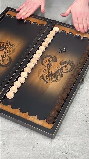 This Maple Wood Backgammon Board Is Insanely Satisfying to Play #woodworking #craftsmanship #gaming