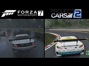 Forza Motorsport 7 vs Project Cars 2 COMPARISON (Graphics, sound, rain, night...)