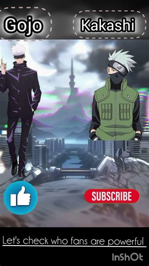 gojo vs Kakashi anime comparison