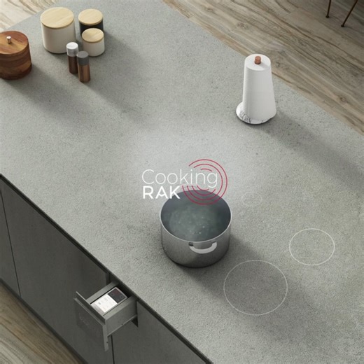 Introducing CookingRAK - the hidden induction cooktop! Elevate your culinary experience with our cutting-edge kitchen countertop integrated with an advanced hidden induction system. Say goodbye to limitations and hello to seamless cooking, dining, and entertaining. Join the cooking revolution today; learn more about CookingRAK here ⬇️ https://bit.ly/CookingRAK_FB #RAKCeramics #ImagineYourSpace #LifestyleSolutionProvider #CookingRAK #InnovationInTheKitchen | RAK Ceramics