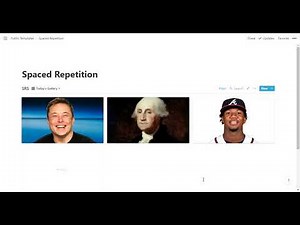 Using Notion as a Spaced Repetition System (SRS) like Anki or SuperMemo