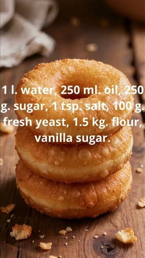 Soft & Fluffy DONUTS 🍩 Easy Homemade Donut Recipe in Minutes! #shorts