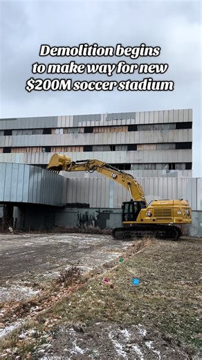 Demolition Starts for New $200M Soccer Stadium in Detroit