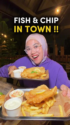 Fish & Chip the best in the town, Area sijangkang pergi try 1000/10 😍🤗 #fishandchips #ikandory #premium #western #sijangkang