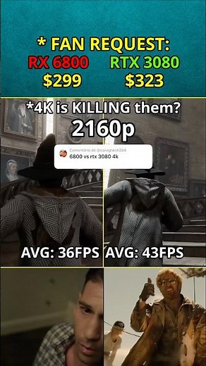 RX 6800 vs RTX 3080 — The 4K Struggle? FAN REQUEST 227