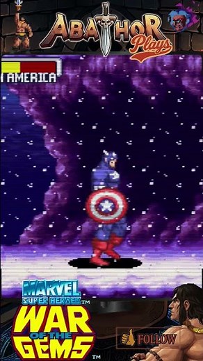 Marvel Super Heroes War of the Gems Capcom 1996 SNES