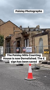 180K views · 900 reactions | well street demolition counting house paisley mills | Paisley Photographs | Facebook