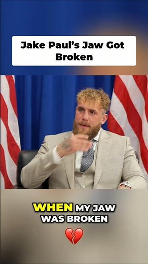 Jake Paul Explains The Moment His Jaw Broke