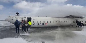 Plane’s upside-down crash becomes miraculous story of survival