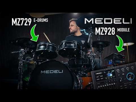 Medeli MZ729 e -drums UPGRADED with MZ928 sound module