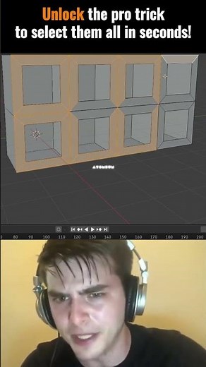 Blender 3D Hack: Instantly Select Similar Faces Like a Pro!