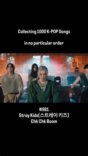 1K Good K-POPs on Instagram: "Stray Kids’ 〈Chk Chk Boom〉 was released on July 19, 2024 as the title track of their 9th mini album ATE. Written and composed by 3RACHA (Bang Chan, Changbin, Han) along with Dallas Koehike, Ronnie Icon, and BB ELLIOT, the song blends Latin pop, Afrobeat, rap, and hip-hop elements into an addictive, high-energy anthem. 〈Chk Chk Boom〉 captures Stray Kids’ fierce confidence — aiming straight at their goals with unwavering precision. Its rhythmic Latin-inspired beats, h