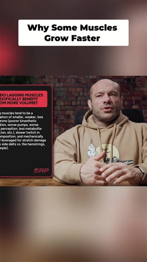 Muscle fiber types matter! Learn why some muscles grow faster and how to target your lagging areas for epic gains. #MuscleGrowth #FitnessTips #GymTok #Bodybuilding #Training