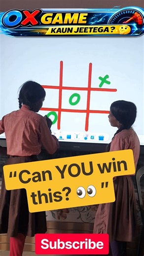 Can YOU win this 👀 #viral #tictactoechallenge #youtubeshorts #iqtes
