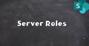 SharePoint Server Roles