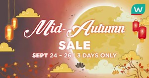 3 DAYS ONLY! 🤩 Enjoy triple treats with $33 OFF $120 spend* ➕ $20 OFF $80 spend* ➕ $20 eVoucher when you pay with POSB Everyday Card! 🌝 Happy Mid-Autumn Festival! 🐇 | Watsons