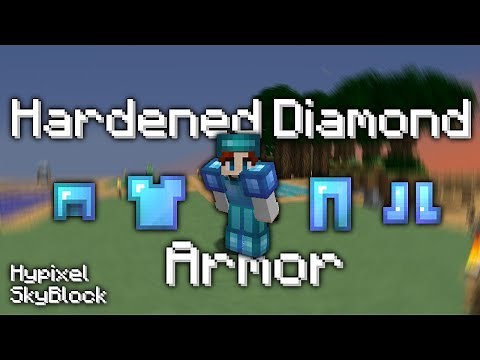 Hypixel SkyBlock getting Hardened Diamond Armor guide (good armor)