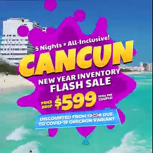 🔥🔥🔥Spend 5 Nights At The 5 Star Omni Cancun Resort With Unlimited Meals & Drinks For $599 Per Couple! For More Info & To Book Online, Go To https://bit.ly/3FfOisH | Bookvip.com