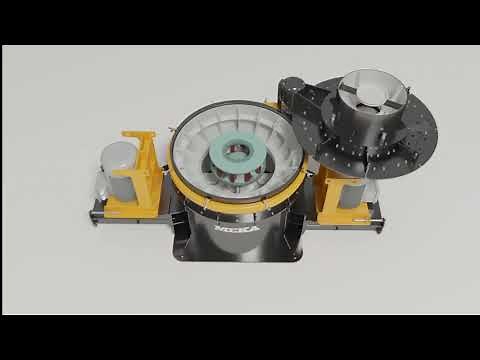 VSI Animation – New MEKA vertical shaft impact crusher