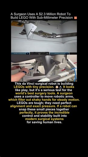 One Robot. Infinite Precision. Pure LEGO Magic #robotics #precision #viral