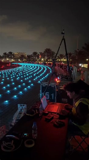 Final checks before a drone light show | Lumasky Drone Show