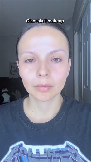 Skull makeup tutorial #halloween #díadelosmuertos | Andreanet