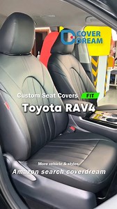 CoverDream Custom Black Seat Cover for Toyota RAV4 2014-2025 installation Our precision-cut seat covers hug every contour of your Toyota RAV4 for a seamless, OEM-quality look straight off the assembly line. ✨ Ride in style ✨ Quick and easy install ✨ Guard your seats 🛒 Search CoverDream on Amazon now Shop now at www.ekrcover.com 📍 9860 Rush St, South El Monte, CA #Automotive #SeatCovers #CoverDream #ekrcover | EKR Coverdream Essentials Car Protection