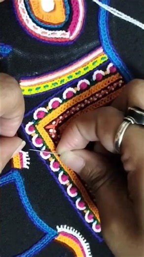 Gujrati kanto embroidery #viral #embroidery #handbroidery#art #diy #fashion #gujarat #gujrati#mumbai