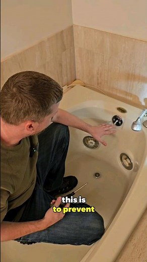 How to unclog a tub drain with a snake #handyman #diy #plumbing
