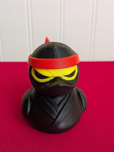 Ninja Inspired Duck – 3D Printed Stealth Duck Figurine, Gift for Martial Arts Fans - Etsy