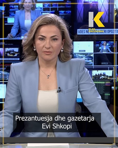 Prezantuesja dhe gazetarja Evi Shkopi, prej sot pjesë e Klan Maqedoni | Klan Macedonia Television