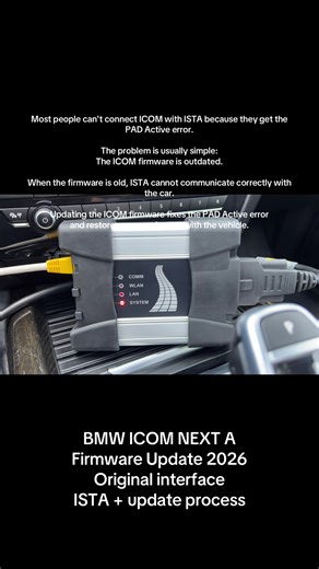 How to Update BMW ICOM NEXT A Firmware