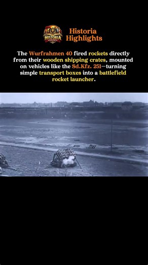 WWII Rockets Fired Straight From Their Shipping Crates