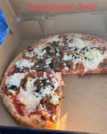 Dorean Harris Carrasco on Instagram: "Gina’s makes the best pizza with gluten free crust and dairy free cheese. My kids say their pizza for regular people is good, too! ginaspizza.com"