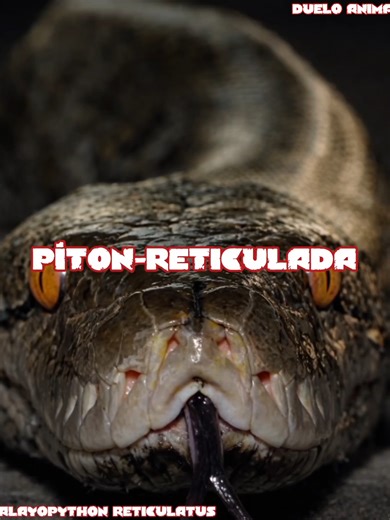 O TAMANHO DE UMA PÍTON RETICULADA!