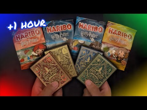 NEW 1 HOUR Harry Potter Haribo Gummies ~ Candy 'n' Solitaire ASMR