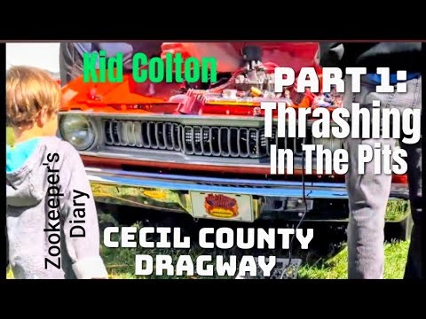 Drag Racing! Kid Colton @ Cecil County Dragway NHRA points race: Part 1 Sportsman Pits & Grandstands