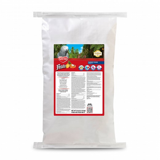 Kaytee Fiesta MAX Bird Food for Parrots, 25lbs | Petco