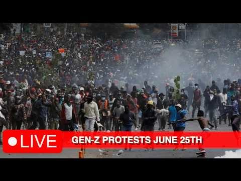 🔴 #Live: GEN-Z PROTESTS - JUNE 25TH ANNIVERSARY/ Situation in nairobi/ Opposition Leaders Marching