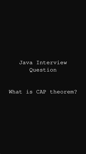 What is CAP theorem | Microservices & System Design | Java Interview Question